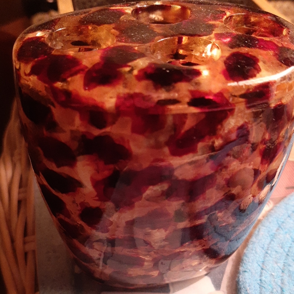 Leopard Print Toothbrush Holder